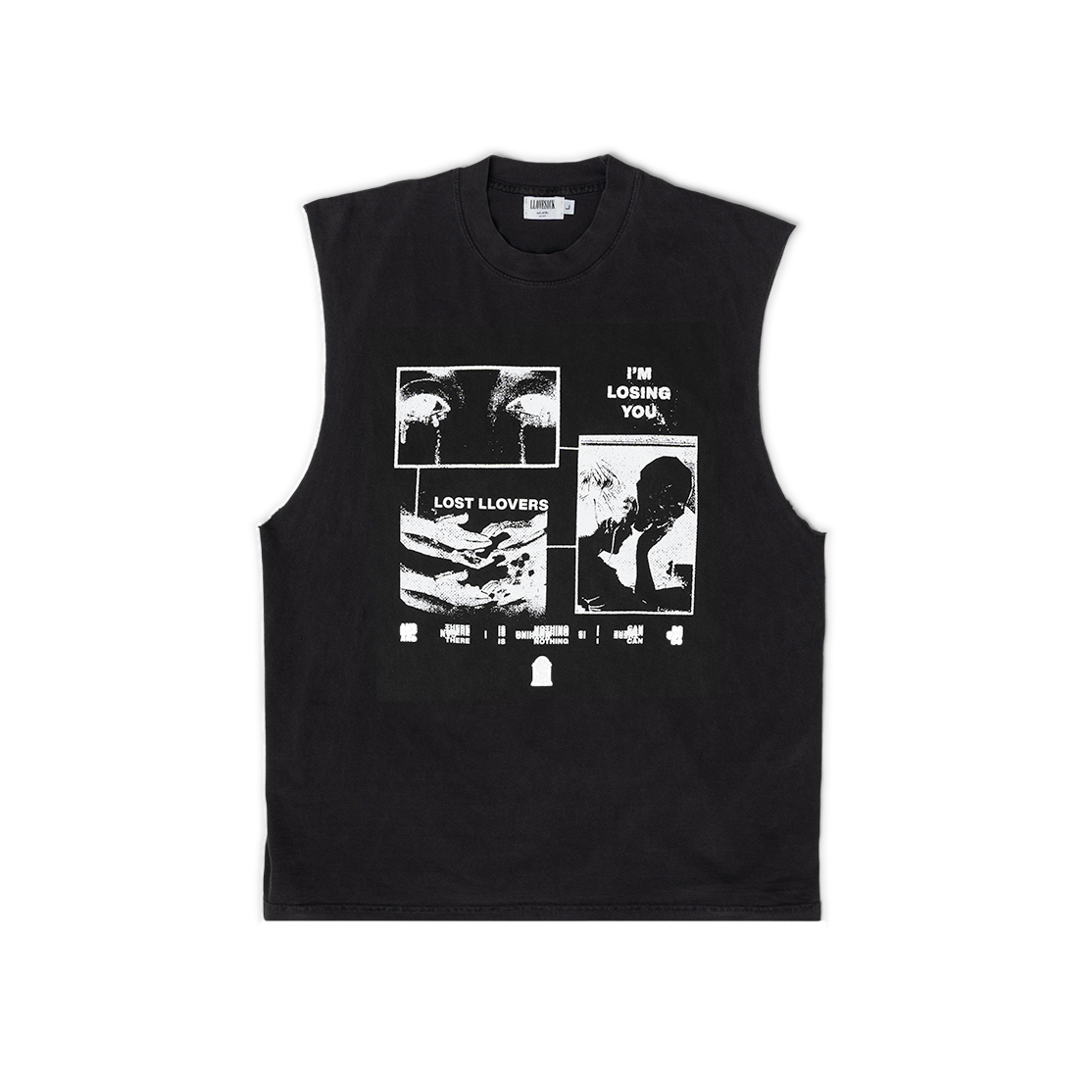Lost LLovers Tank (Washed Black)
