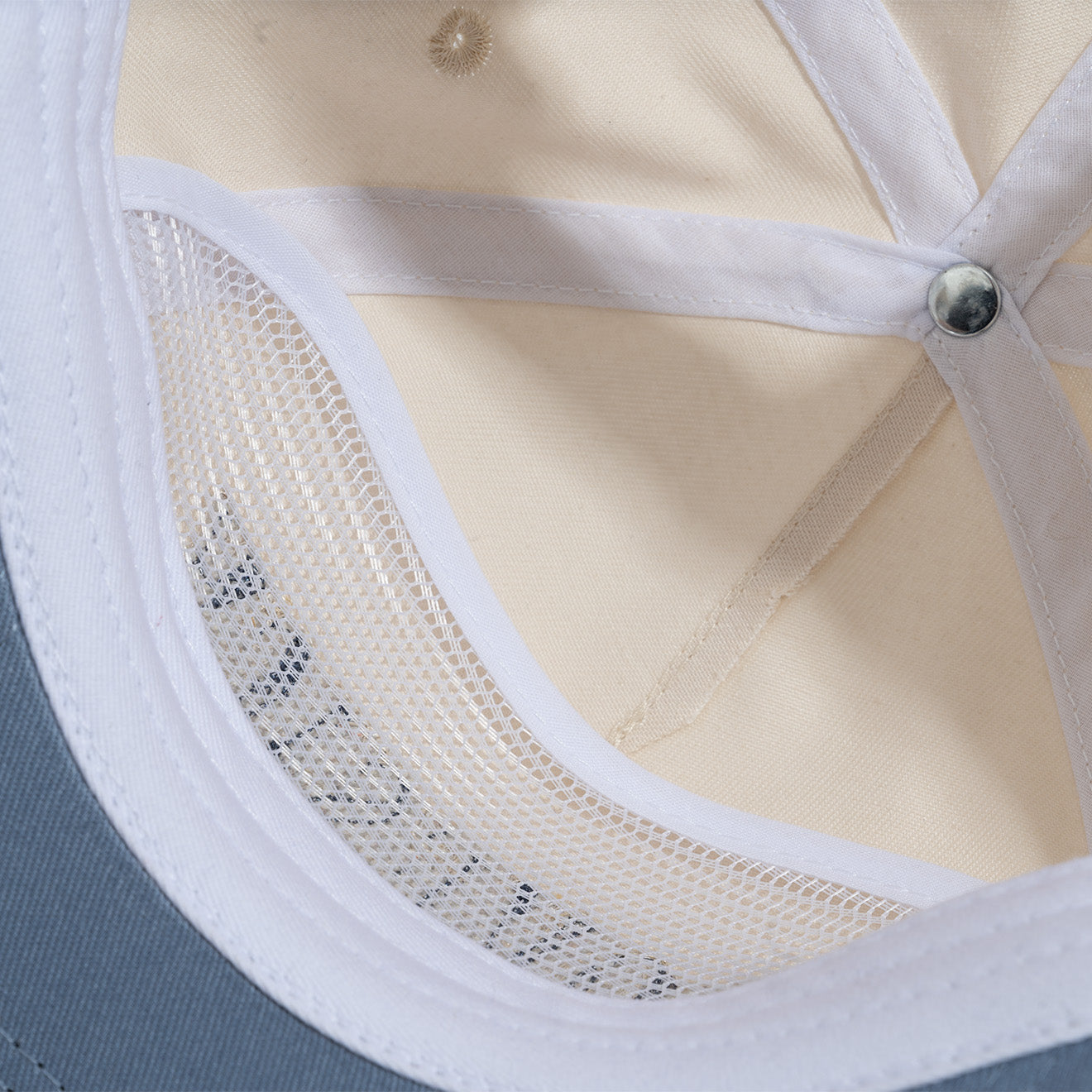 Stitched Franchise Cap (Cream/Blue Steel)