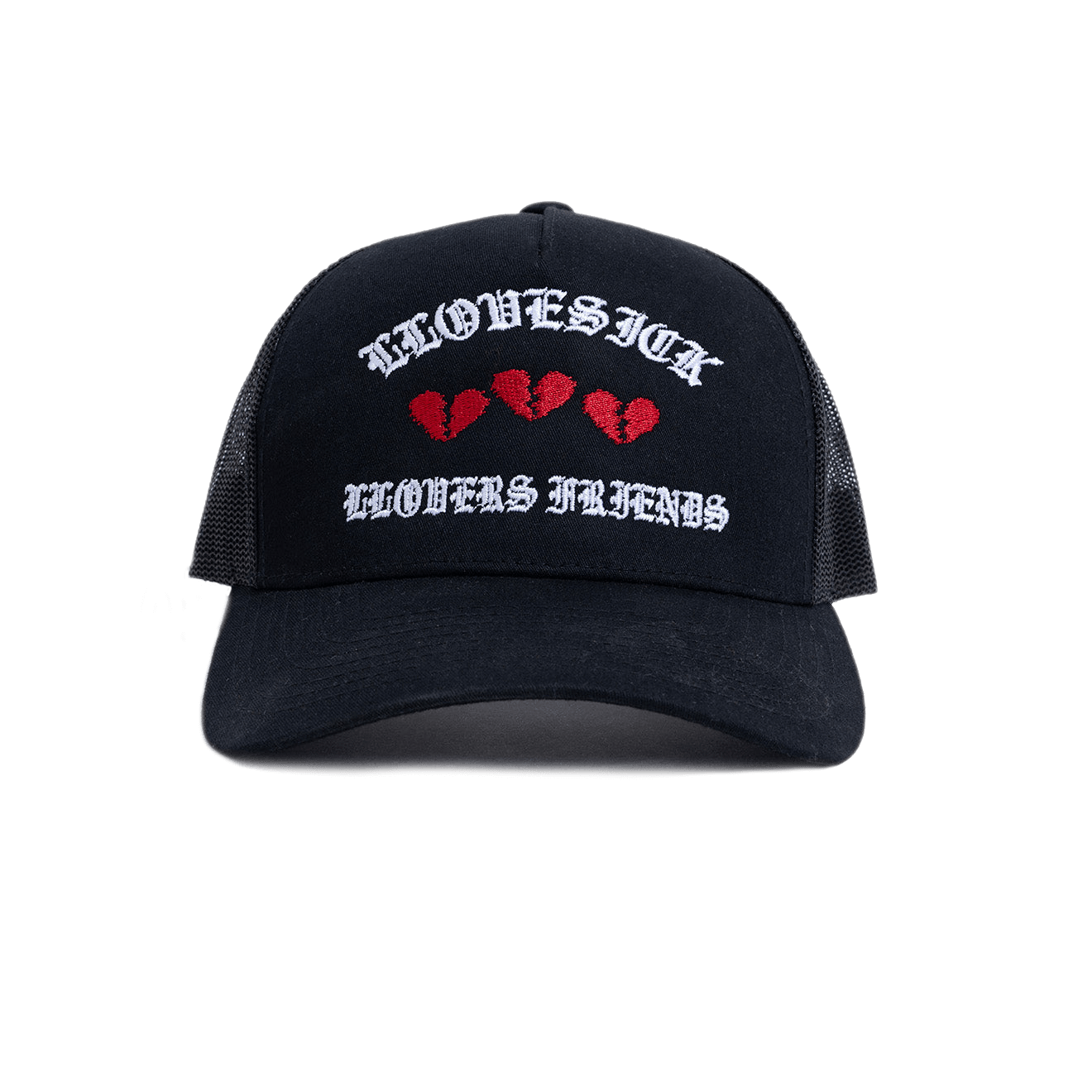 Trinity Hearts Trucker Cap (Black)