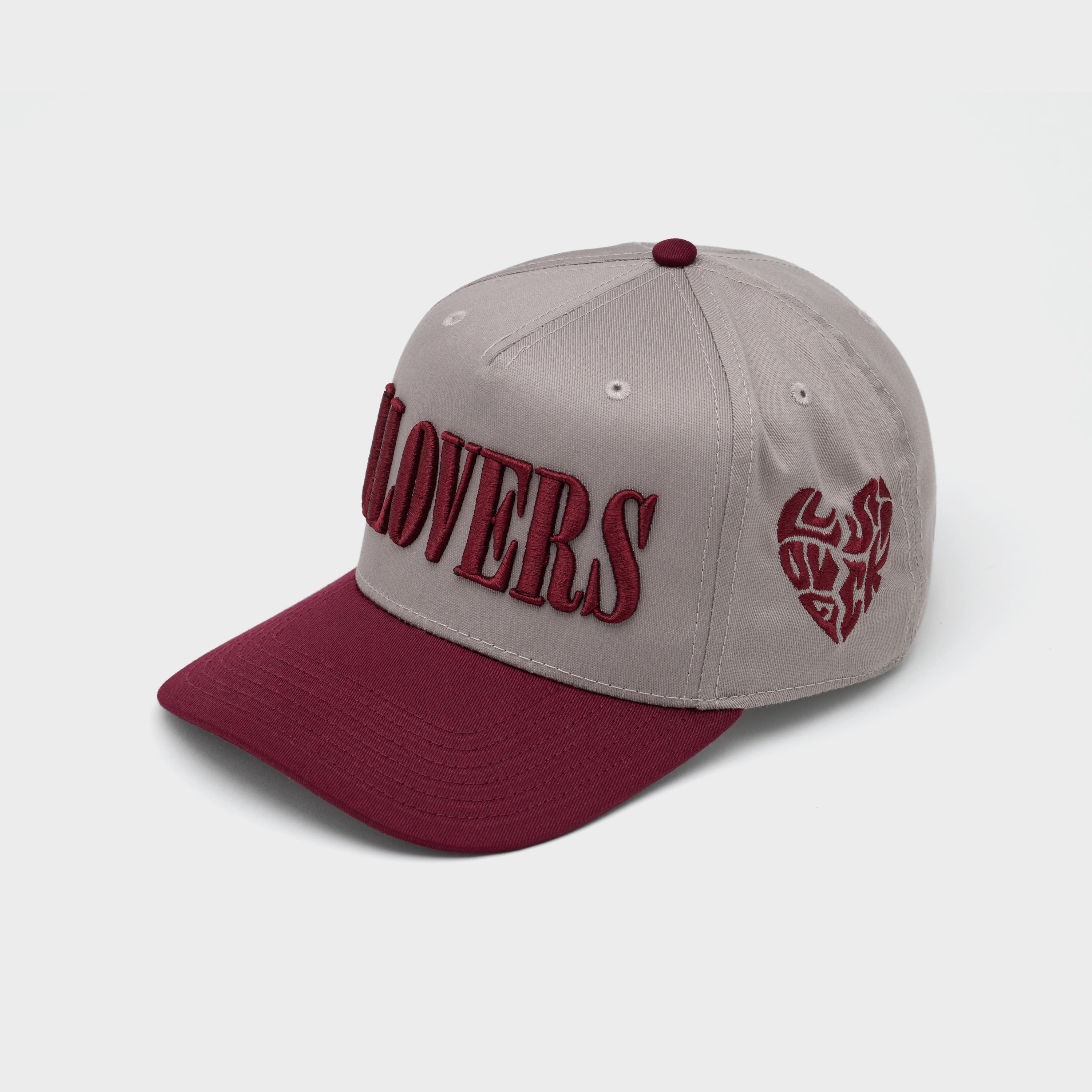Llovers Cap (Burgundy/Grey)