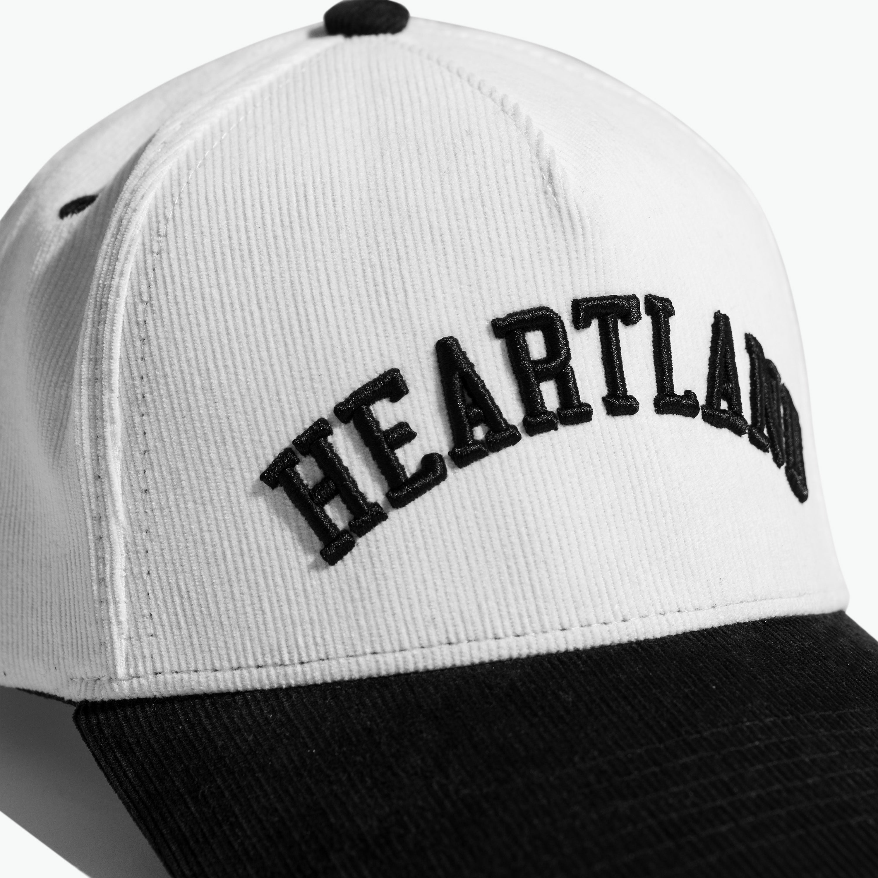 Heartland Corduroy Cap (White)